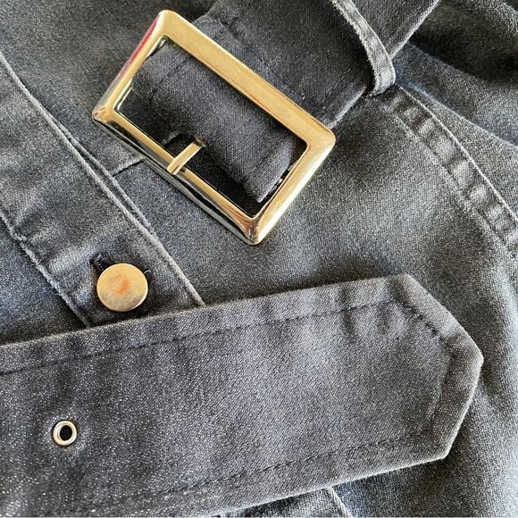 Apt. 9 Chambray Shirtdress with Buckle Belt Size 4 - Picture 10 of 15